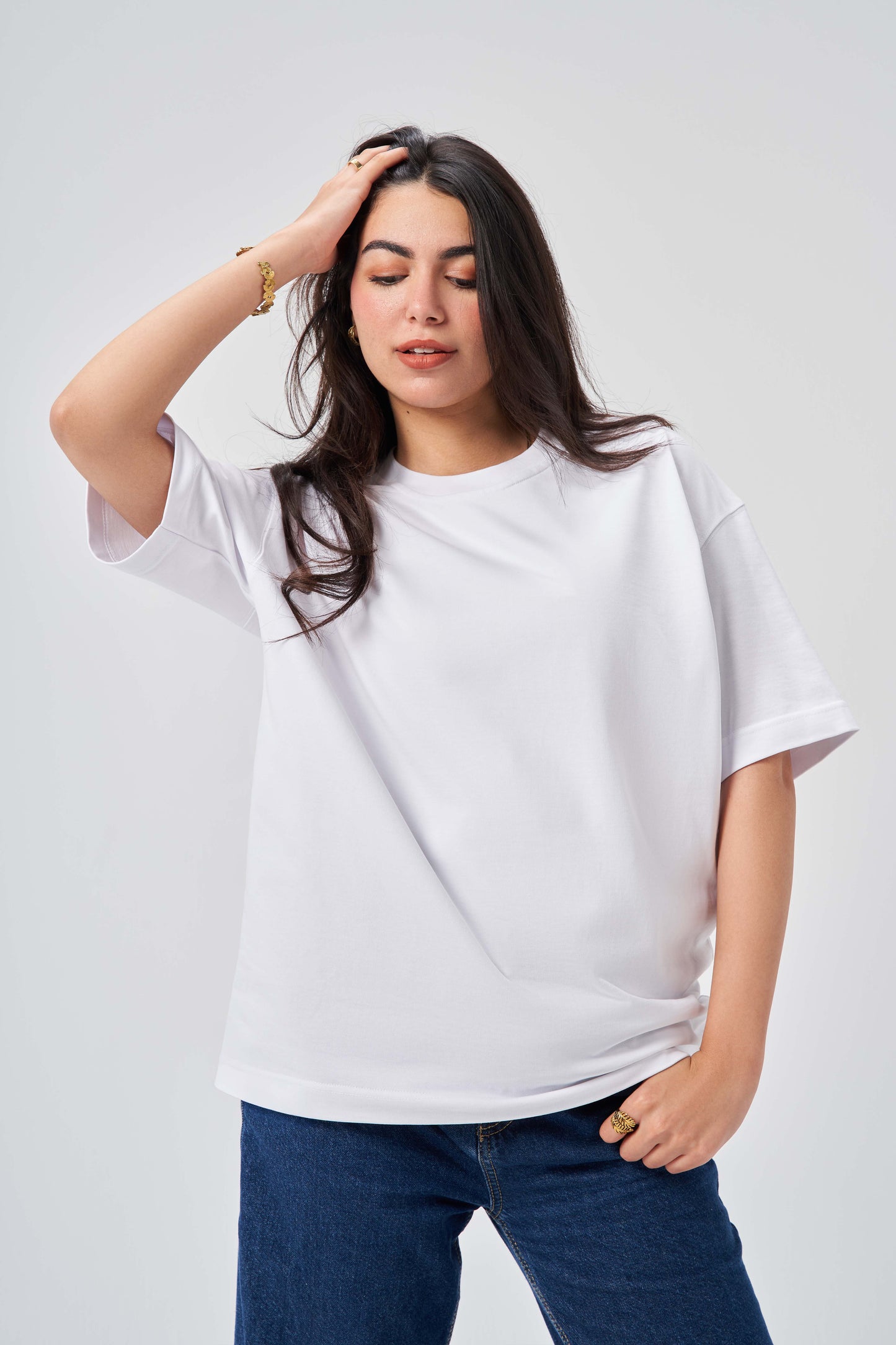 More Love White Oversize T-Shirt