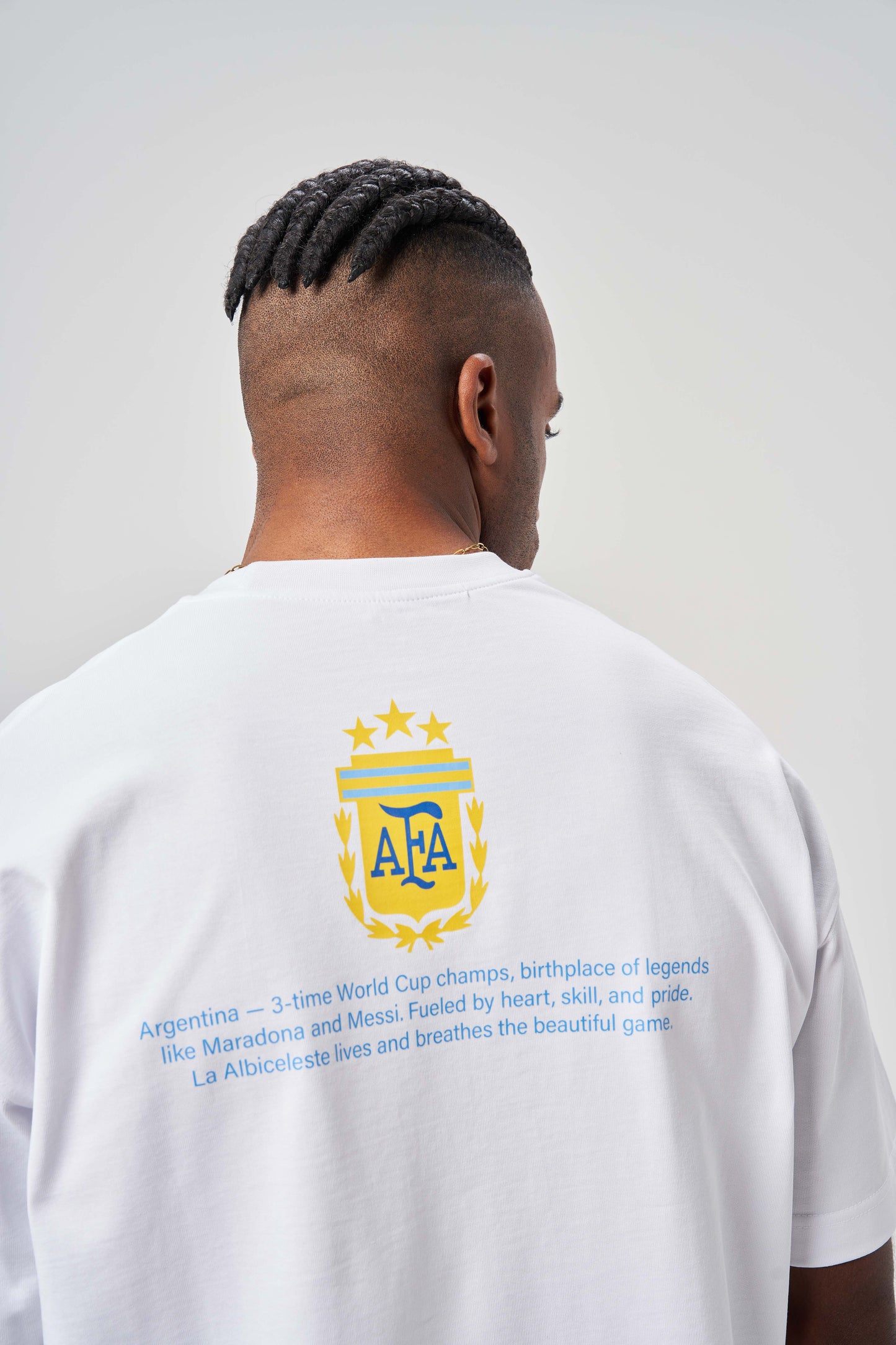 Argentina White Oversize T-shirt