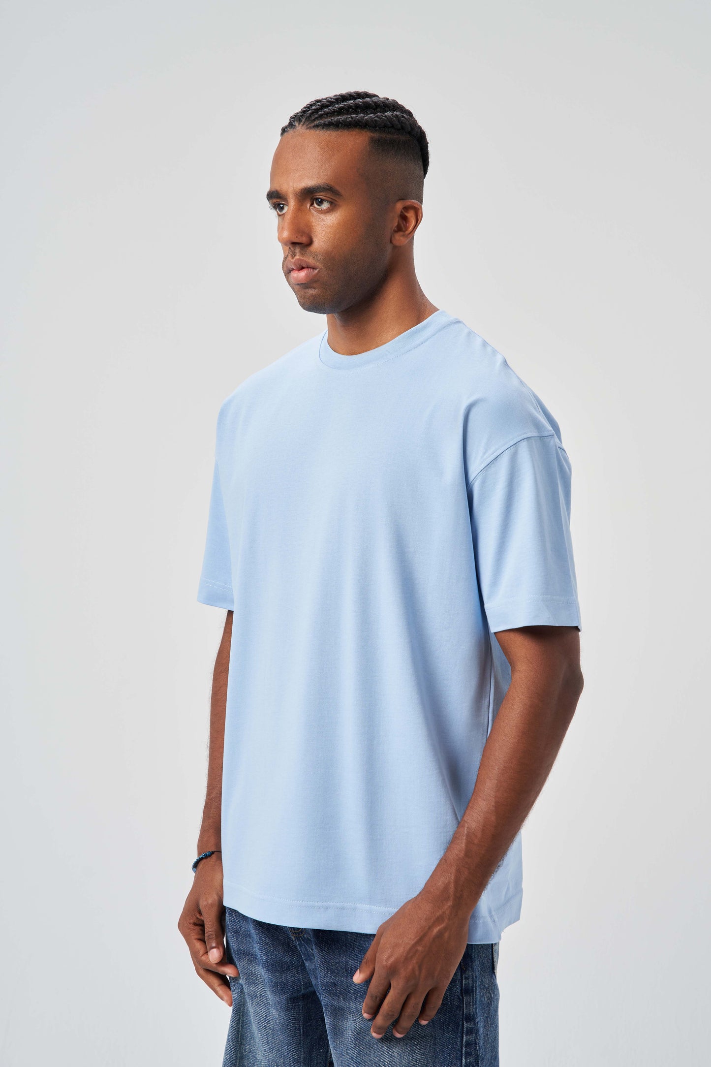 Living Easy Sky Blue Oversize T-Shirt