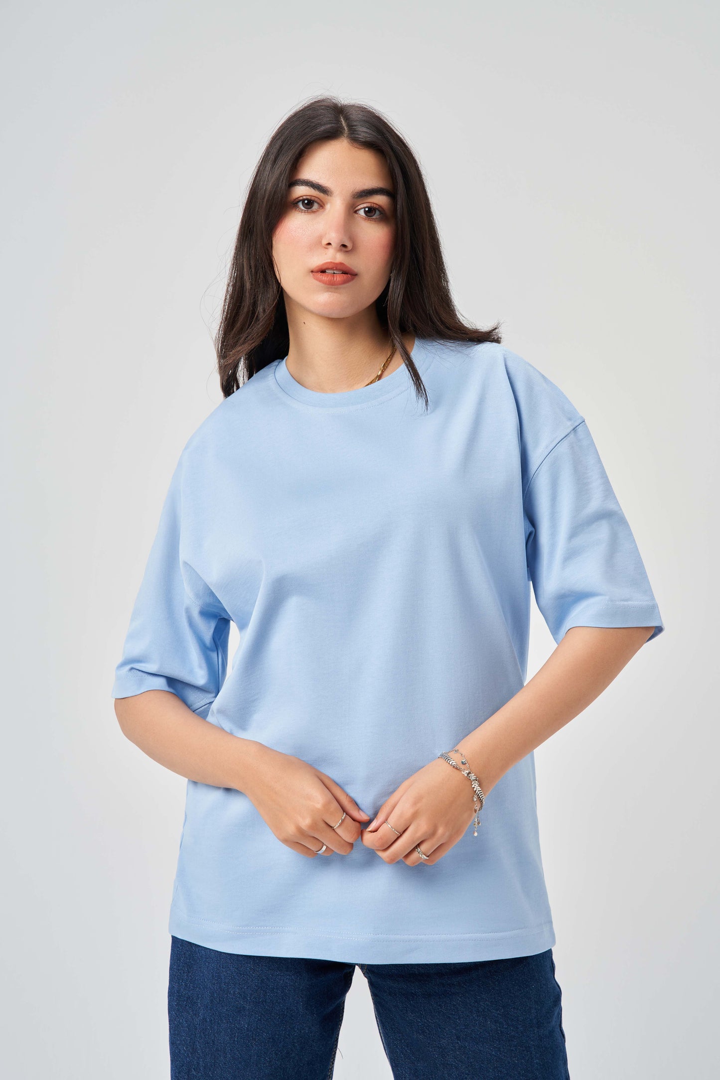 Narcotic Vision Sky Blue Oversize T-Shirt