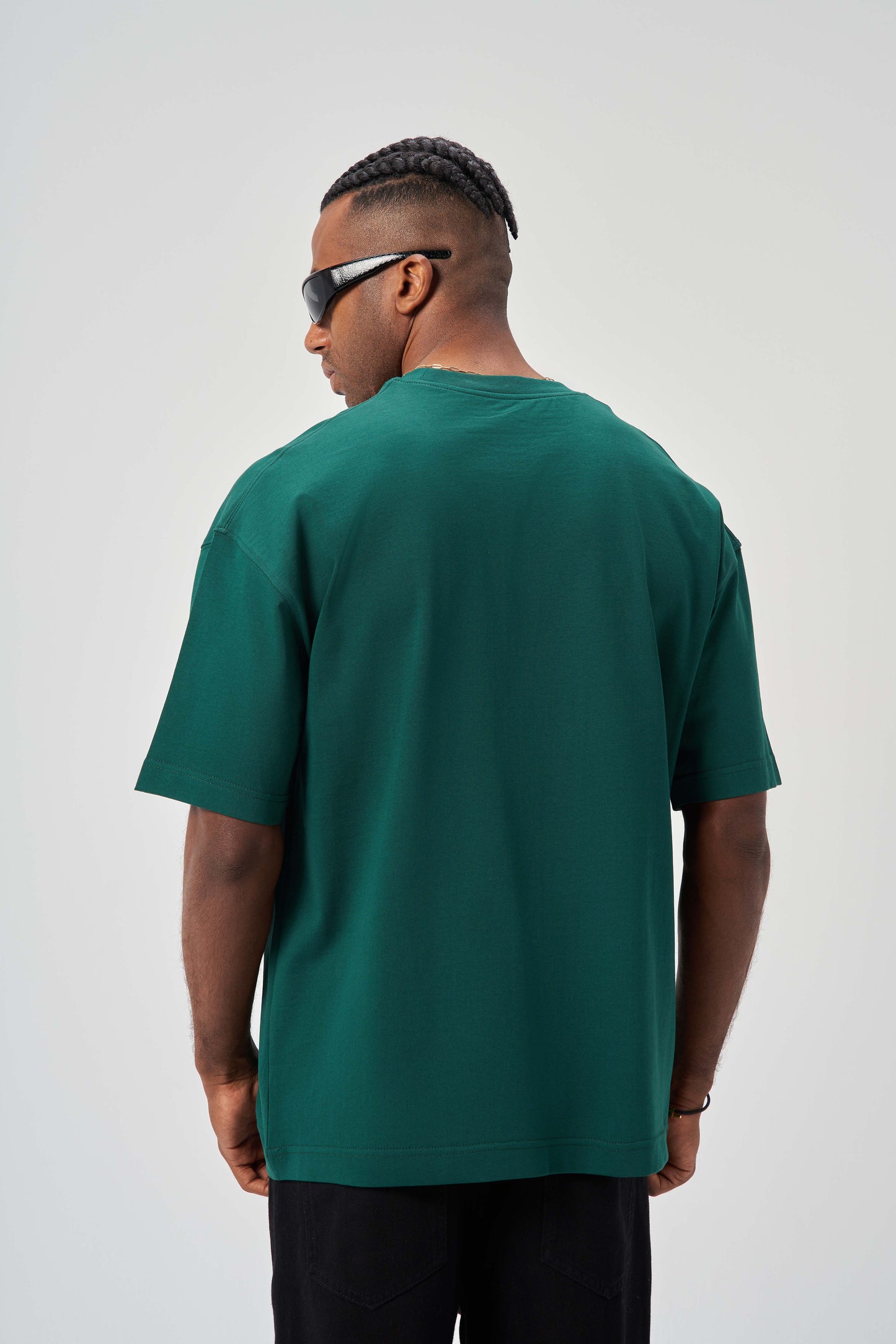 Dream More, Worry Less Green Oversize T-Shirt