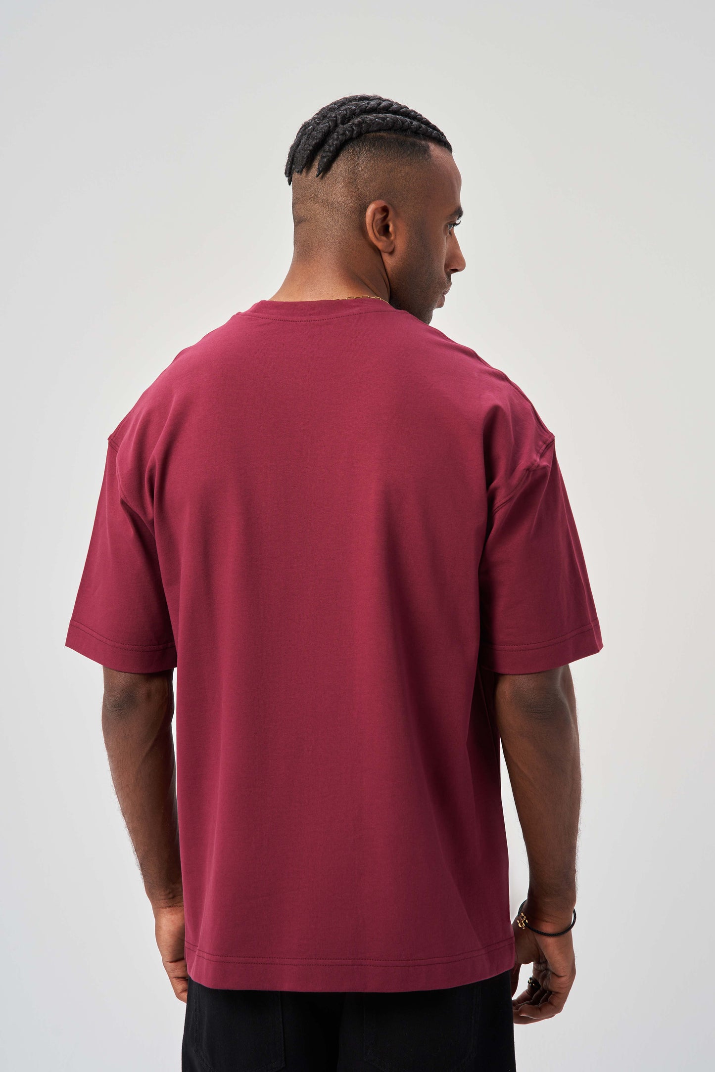 MORE Energy Burgundy Oversize T-Shirt