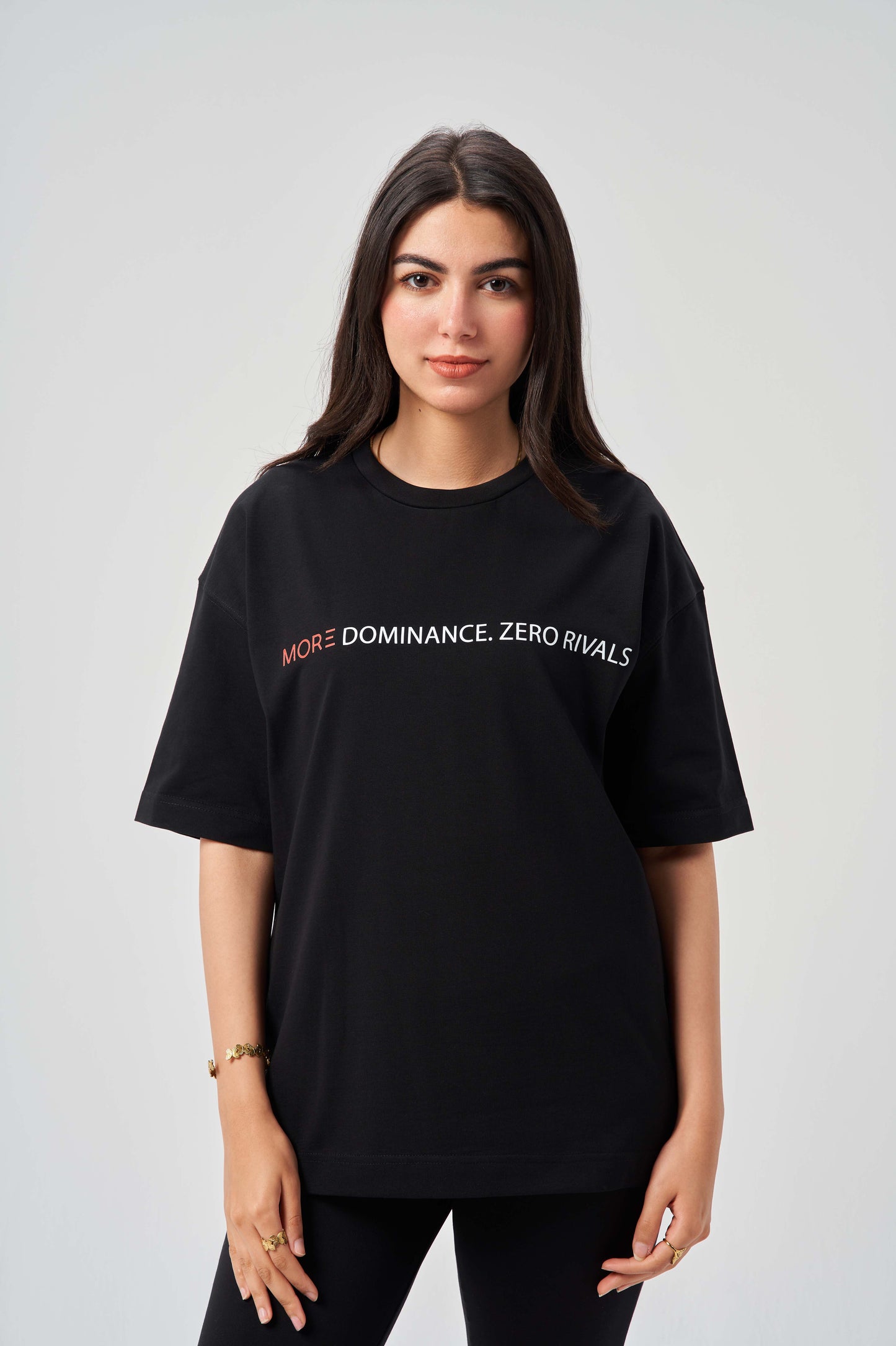 Zero Rivals Black Oversize T-Shirt