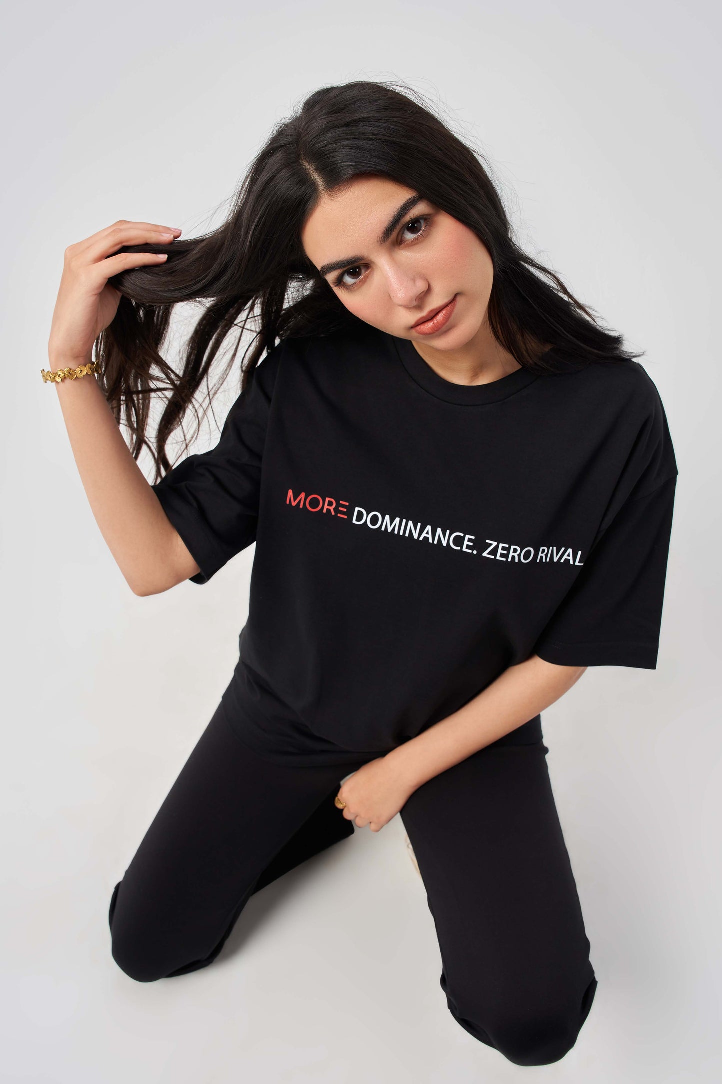 Zero Rivals Black Oversize T-Shirt