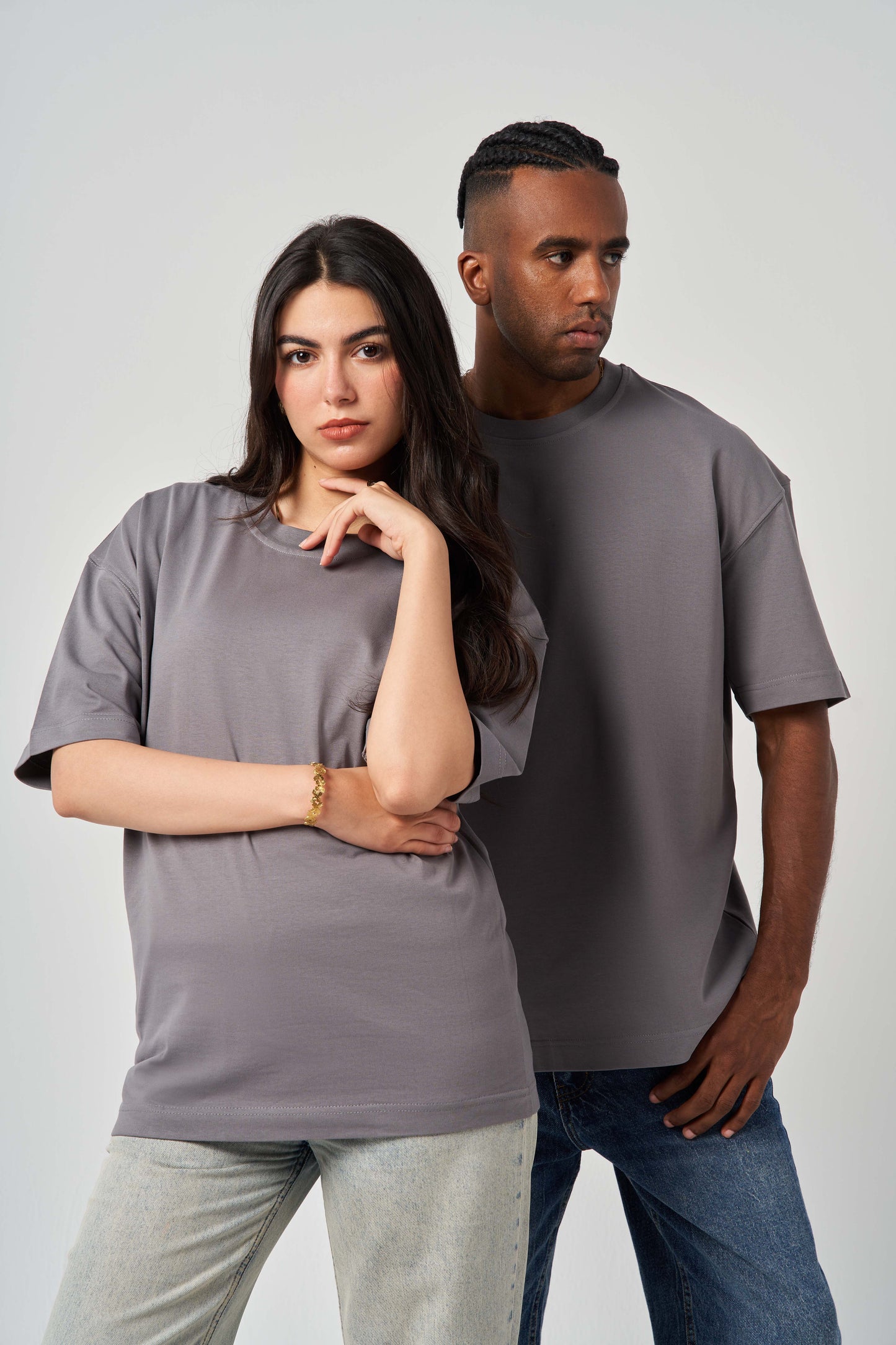 Gray Oversize T-shirt