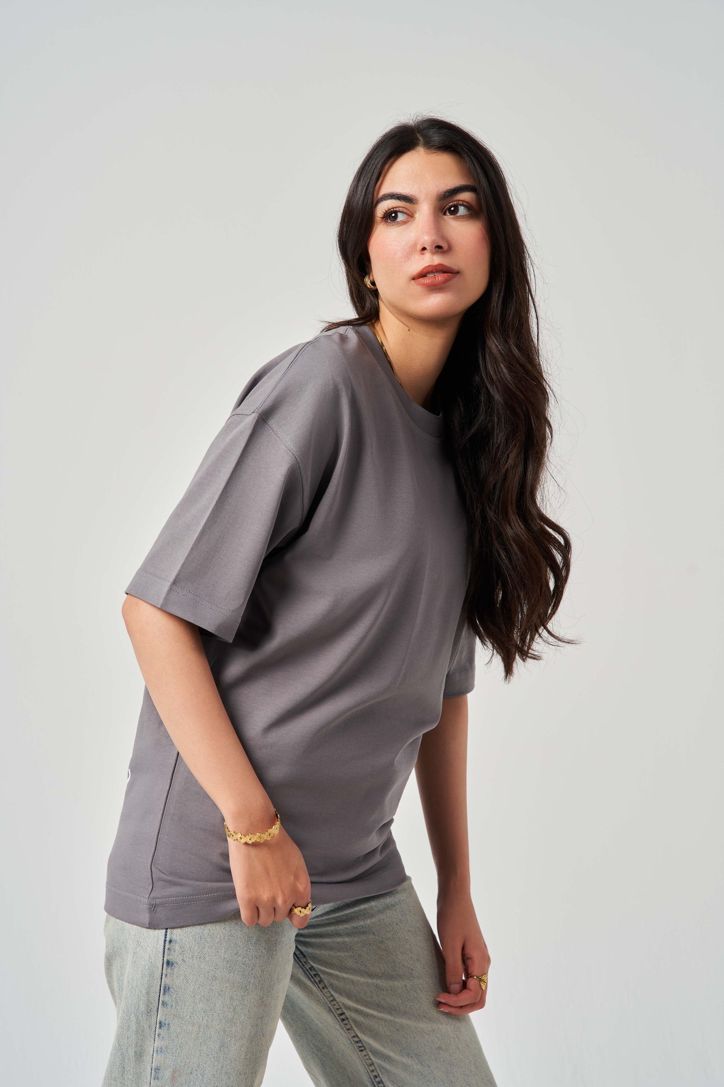 Gray Oversize T-shirt