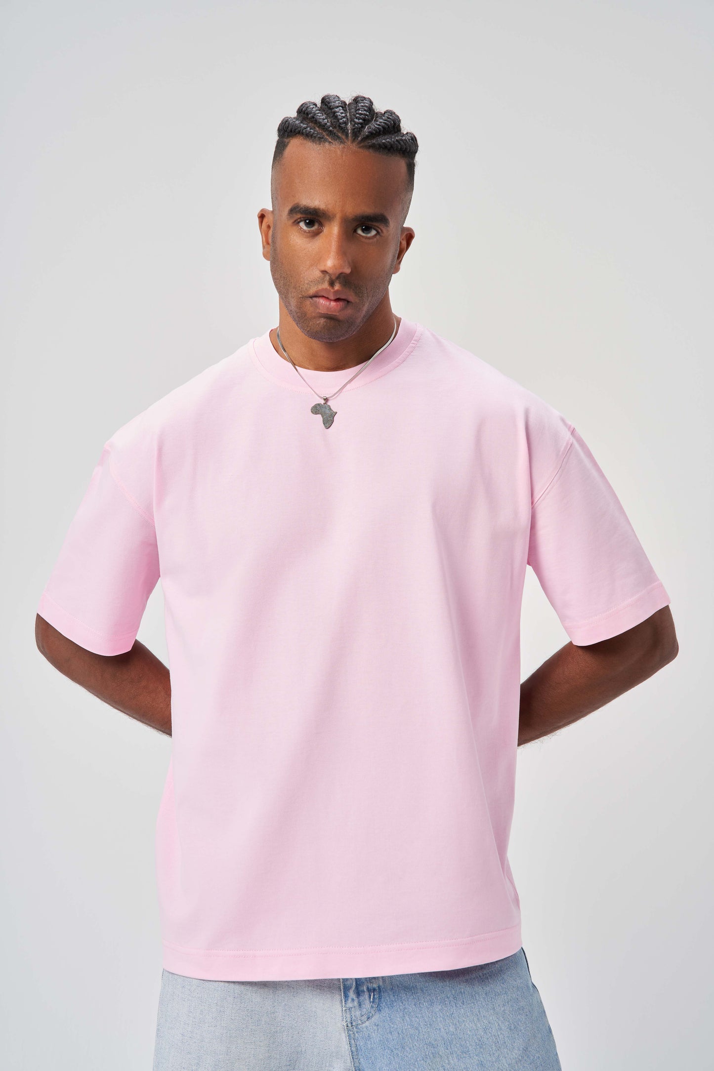 Born for More Soft Pink Oversize T-Shirt