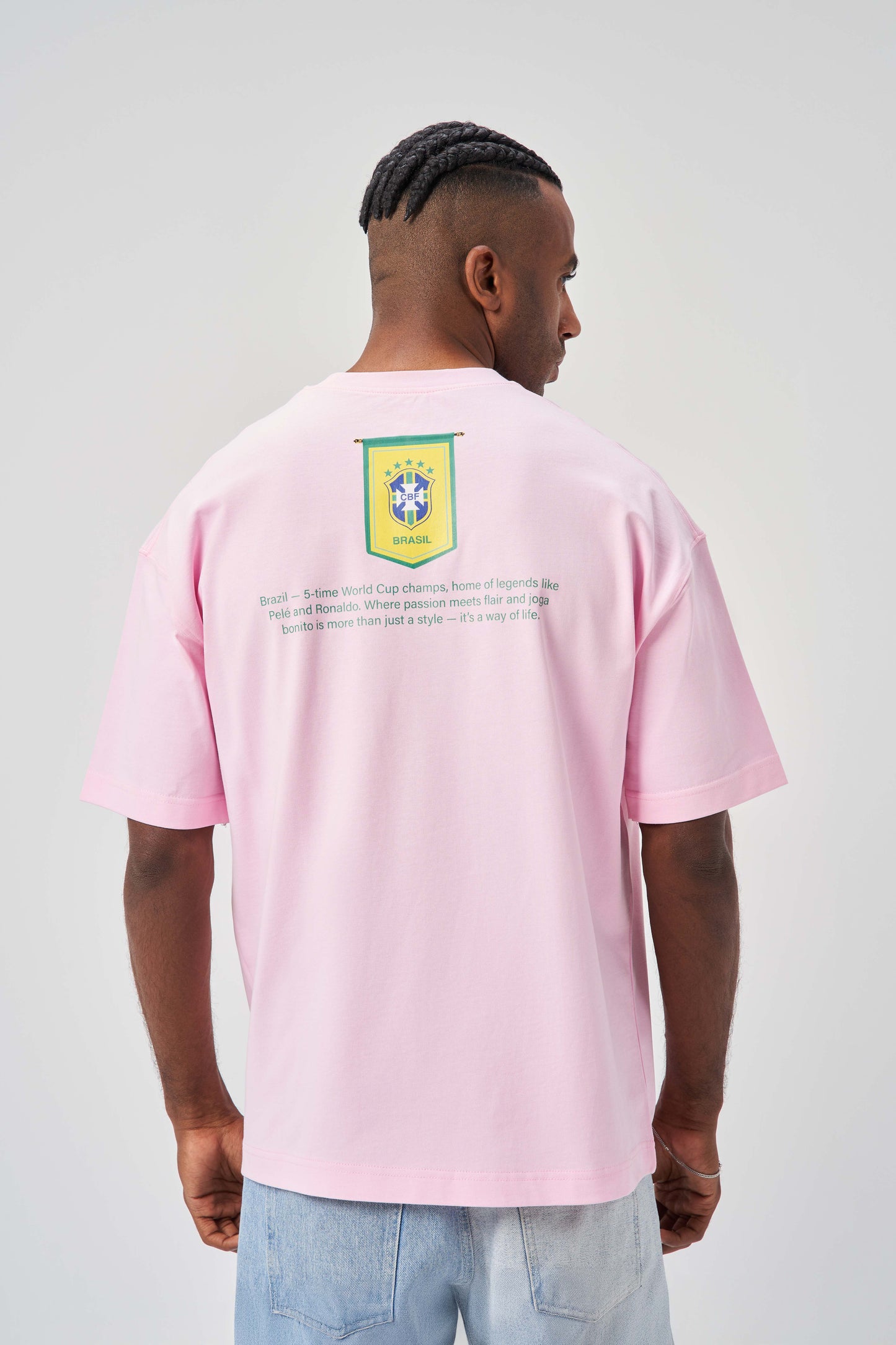 Brasilia Soft Pink Oversize T-Shirt