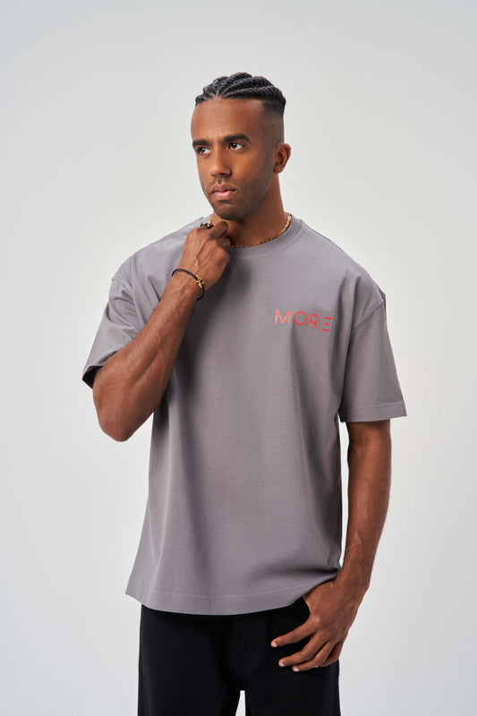 More Than Enough Grey Oversize T-Shirt