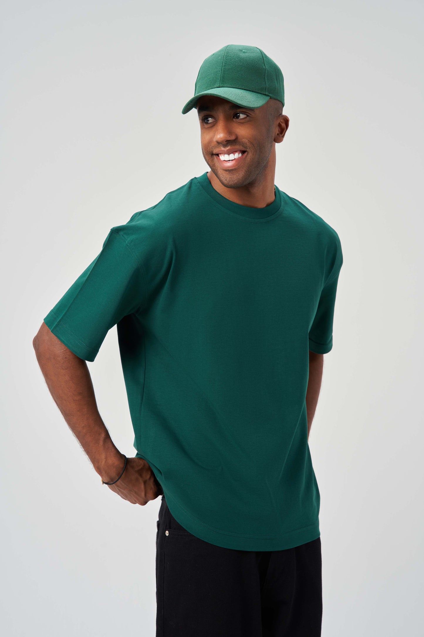 Attention Warning Green Oversize T-Shirt