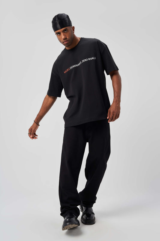 Zero Rivals Black Oversize T-Shirt