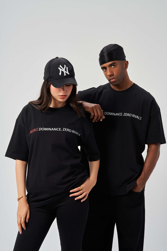 Zero Rivals Black Oversize T-Shirt