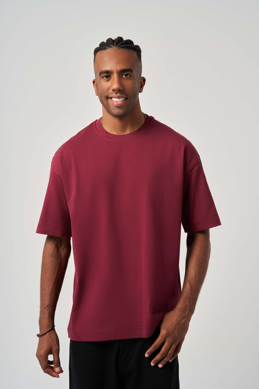 Burgundy Oversize T-shirt